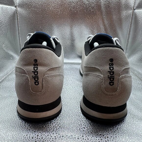 Size 11.5 Adidas Mens Light Gray Suede Casual Running Athletic Sneaker G11842 - Picture 8 of 10